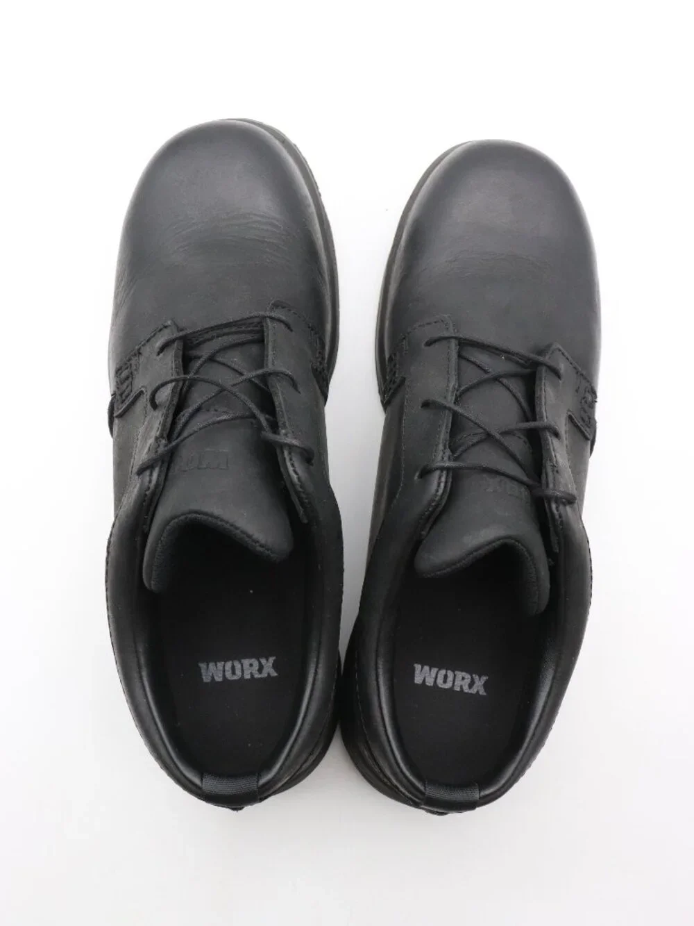 Red Wing WORX Zink Men's Size 11.5 M Work Shoe Black Leather Lace Up Safety Toe